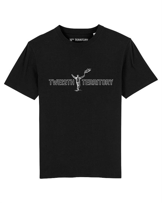12TH TERRITORY SKETCH BLACK T SHIRT