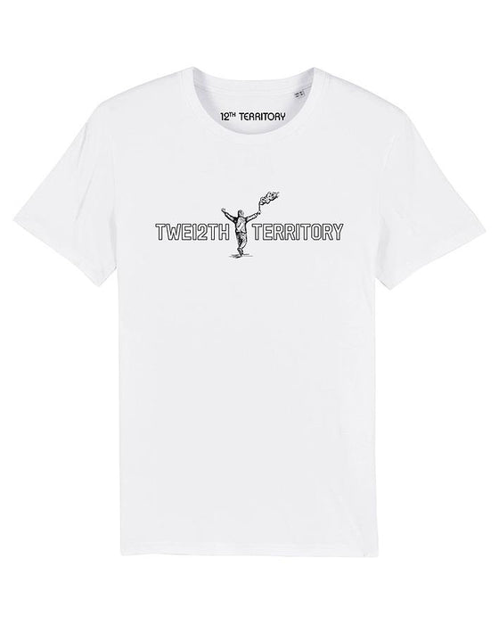 12TH TERRITORY SKETCH T SHIRT WHITE