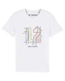  12TH TERRITORY UNDERGROUND T SHIRT WHITE