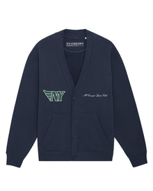  NY CONCEPT CARDIGAN SIGNATURE NAVY