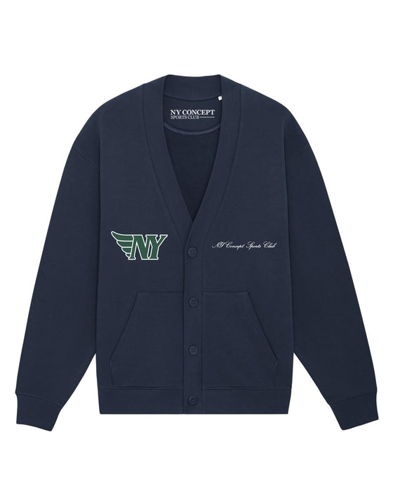 NY CONCEPT CARDIGAN SIGNATURE NAVY