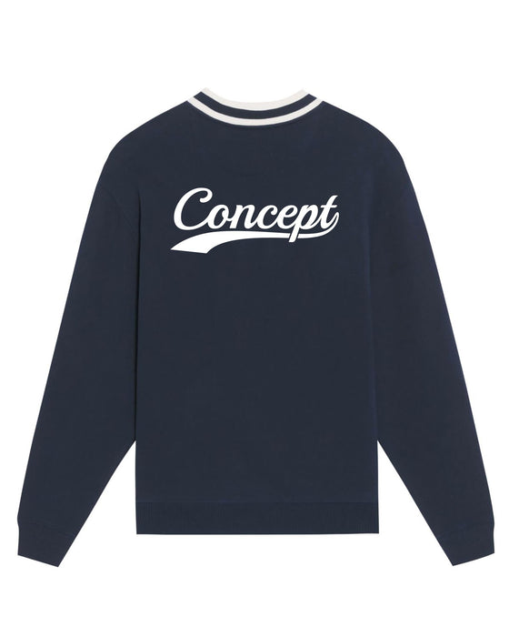 NY CONCEPT V-NECK BASE NAVY