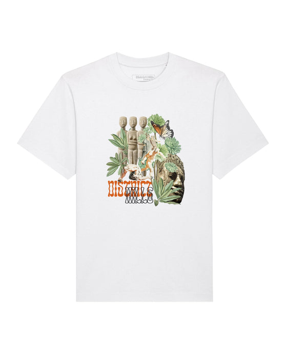 DISTRICT HILLS ANCIENT T SHIRT WHITE