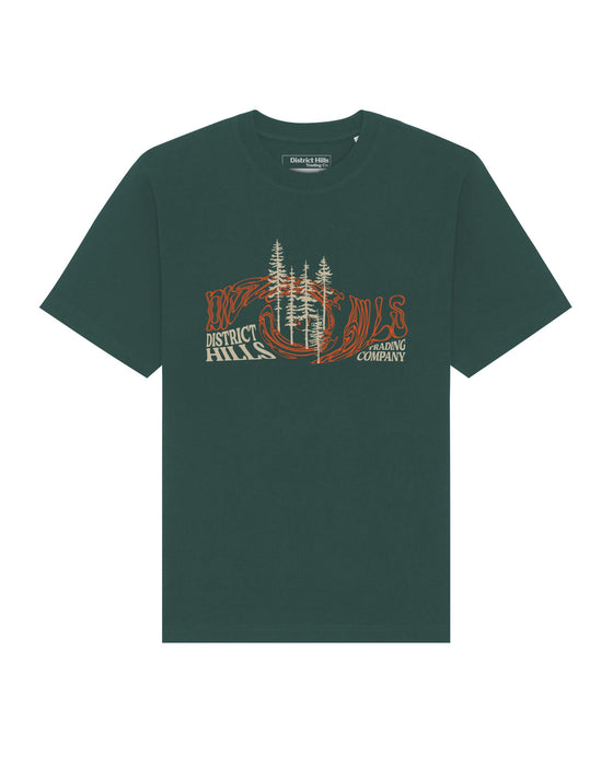 DISTRICT HILLS VORTEX T SHIRT GREEN