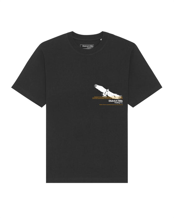 DISTRICT HILLS LOOKOUT T SHIRT BLACK
