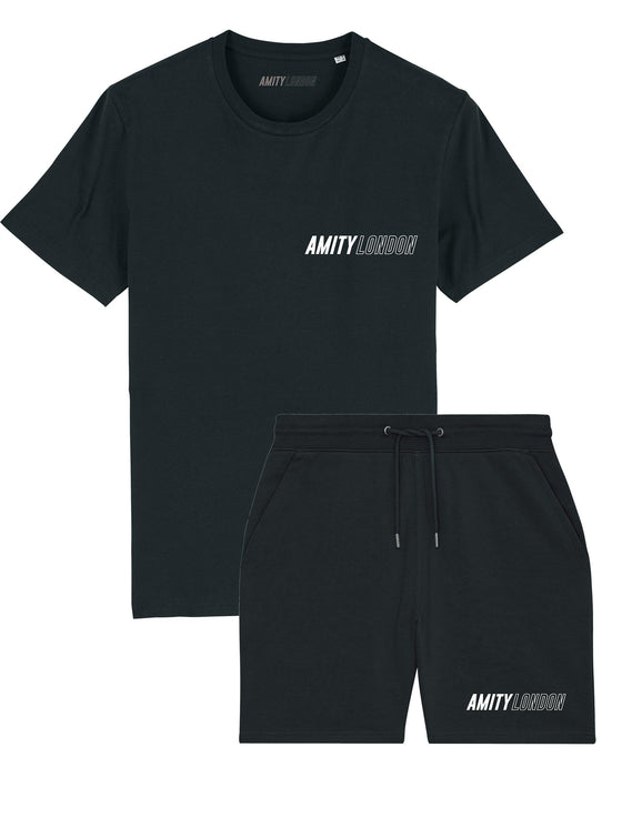 AMITY TWIN SET BLACK/WHITE