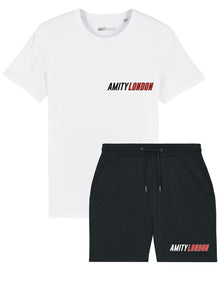  AMITY TWIN SET WHITE/BLACK/RED